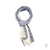 Tartan Ikat Cotton Scarf